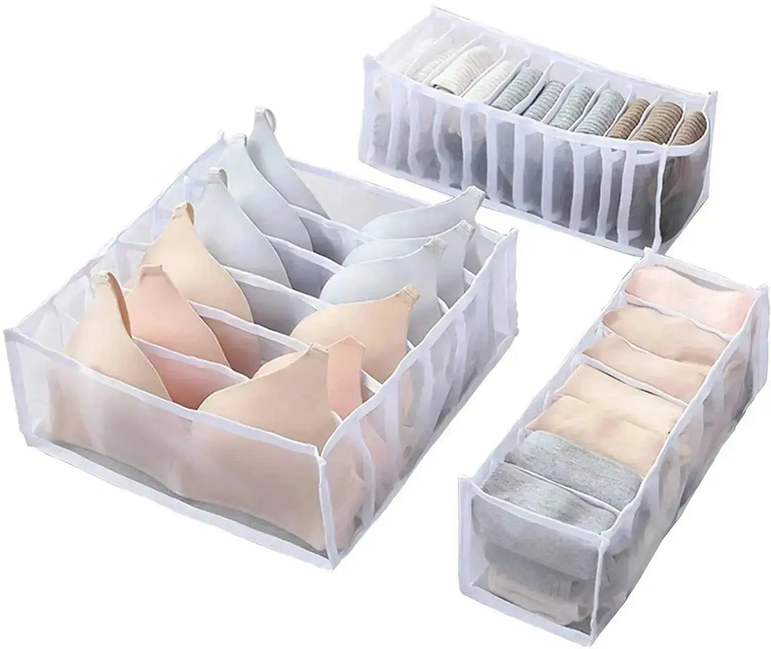 Washable Underwear-Socks Storage Box Drawer Organizer - smaller living
