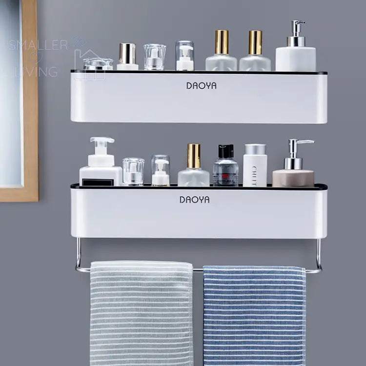 Essential Bathroom Shelf Shower Caddy Organizer Wall Mount -