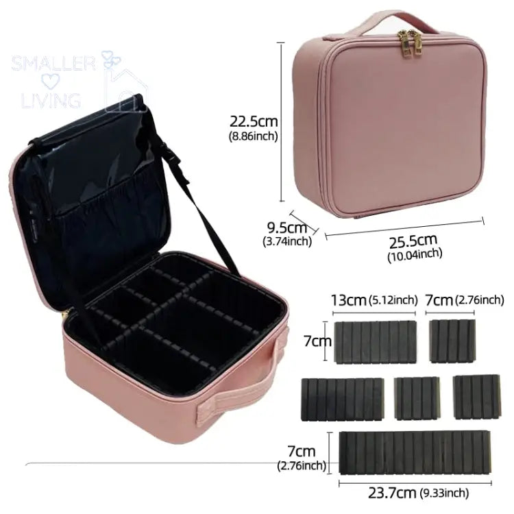 Extra Large Capacity Cosmetic Bag for Nail Art Tool - PU
