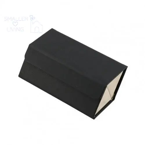 1pc multiple Glasses storage box Pu leather portable - Black