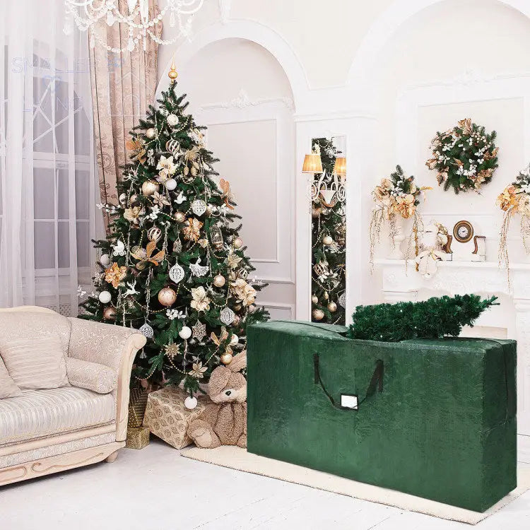 Christmas Tree PE Storage Bag for 9 Feet Artificial - green
