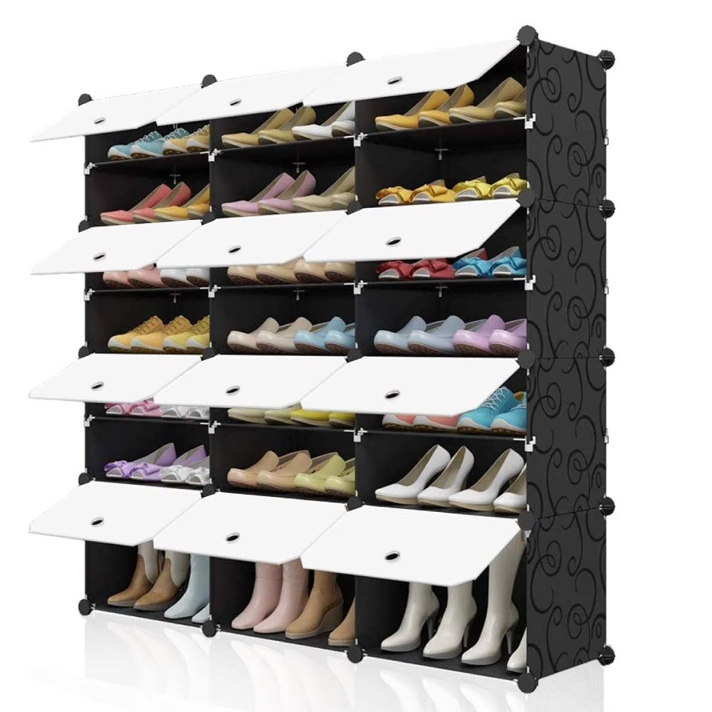 Modern 7 Tiers Portable Shoe Rack Organizer for Storage -