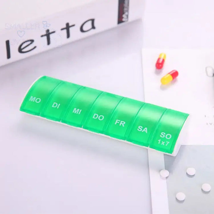 Portable 7 Days Weekly Tablet Pill Medicine Box Holder -