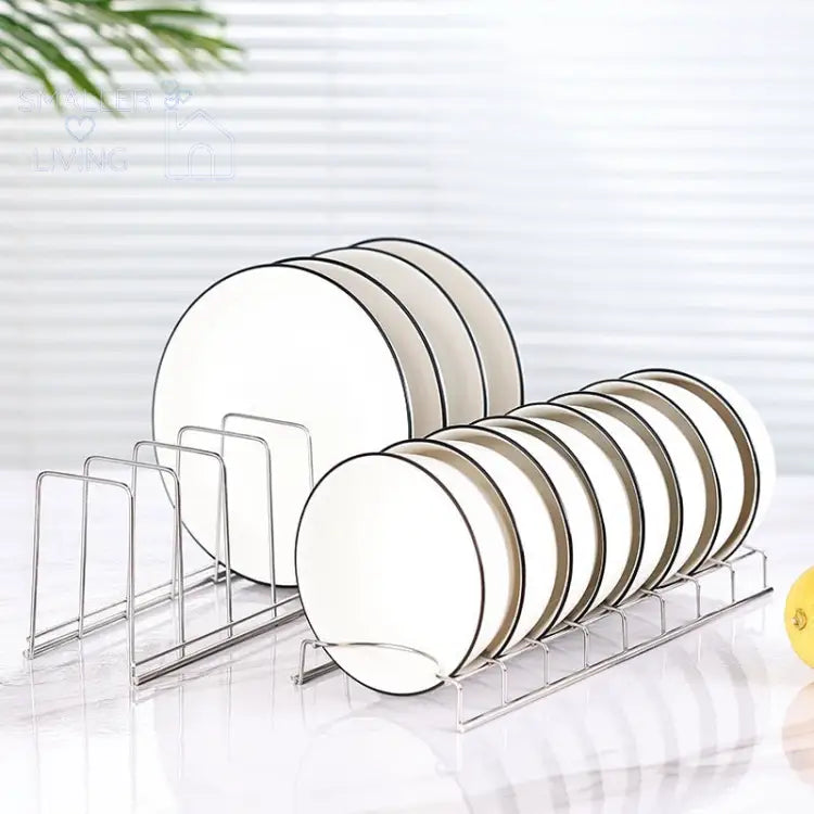 Stainless Steel Kitchen Organizer Dish Rack for Cabinets -