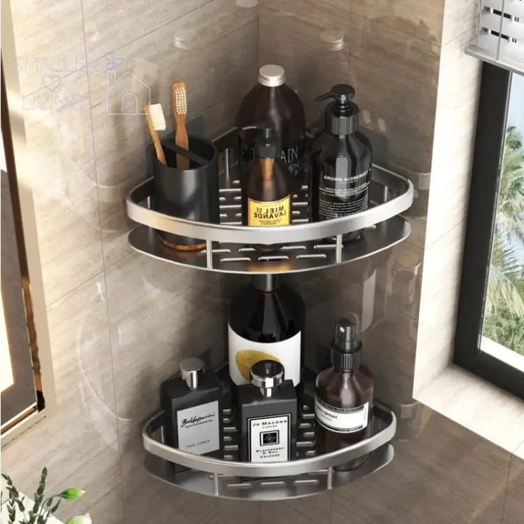 Wall Mount Corner Shelf for Shower Storage and Organization